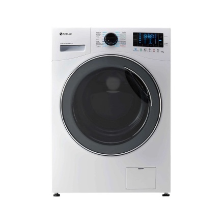 نمای روبرو ماشین لباسشویی اسنوا مدل SWM-94W50 ظرفیت ۹ کیلوگرم	